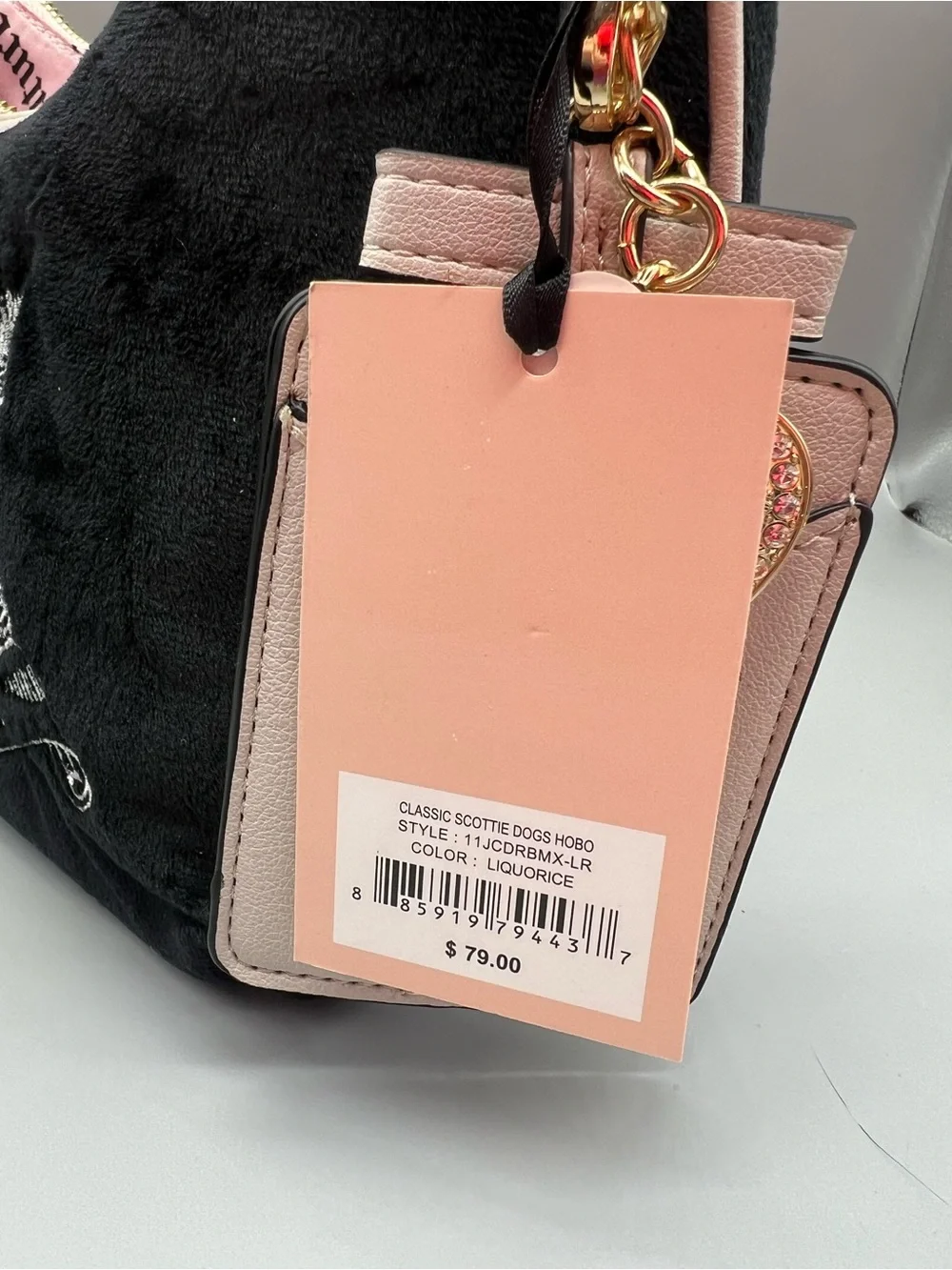 Juicy couture classic Scottie dogs hobo purse